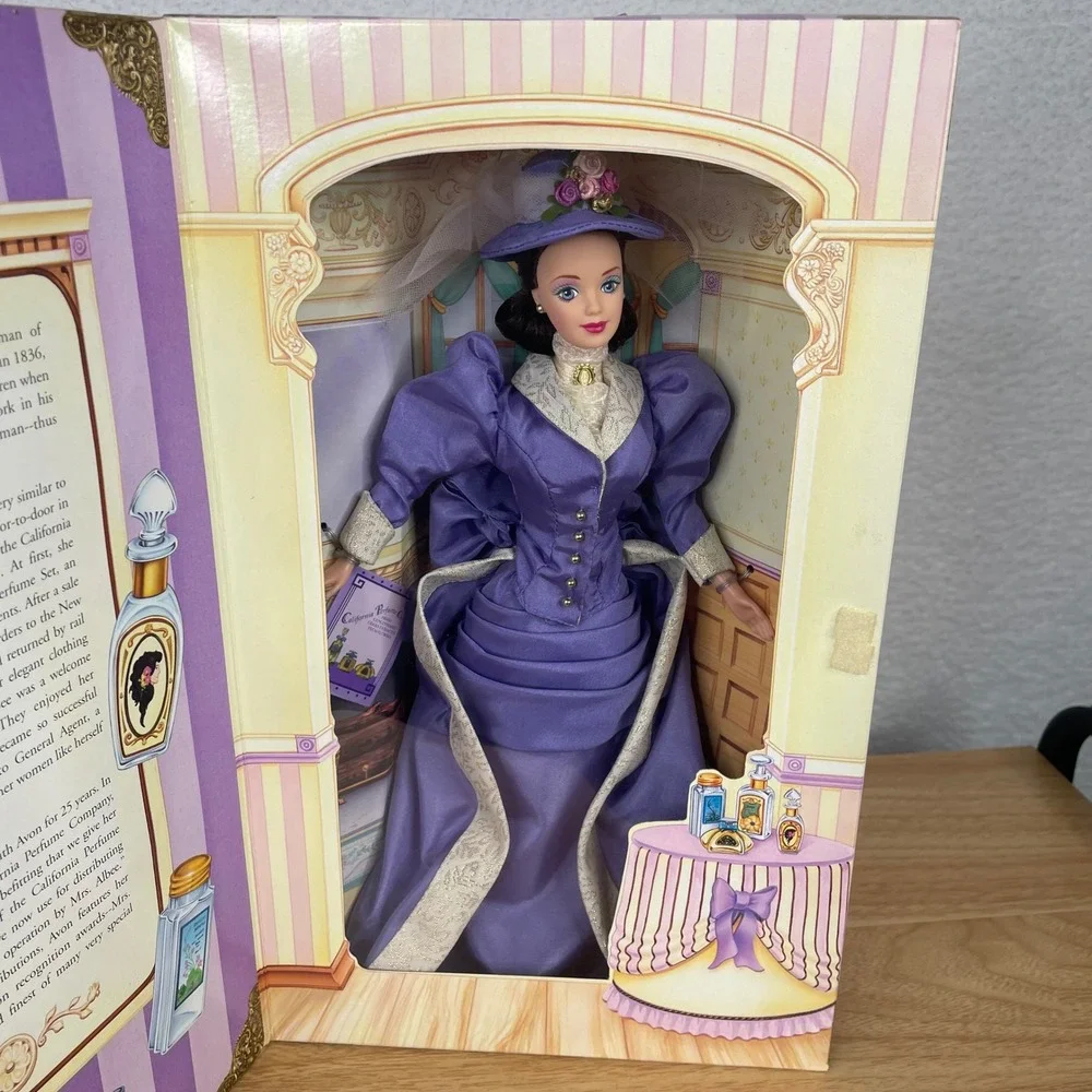 Mattel‎ 1997 Avon Mrs PFE Albee Barbie Doll Special Edition Purple Victorian